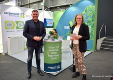 Henri Potze and Bettina Beinker of Greenhouse Sustainability. “Think climate positive”is their slogan. They can calculate a company’s environmental footprint.